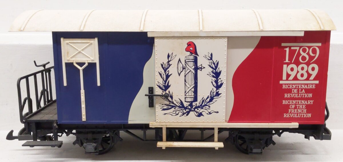LGB 4028FR G Scale 1789-1989 French Revolution Bicentenial Boxcar/Box