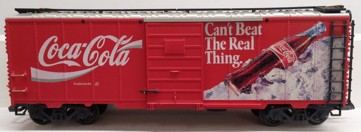 LGB 4291 G Scale Coca-Cola Cant Beat The Real Thing Refrigerator Car EX