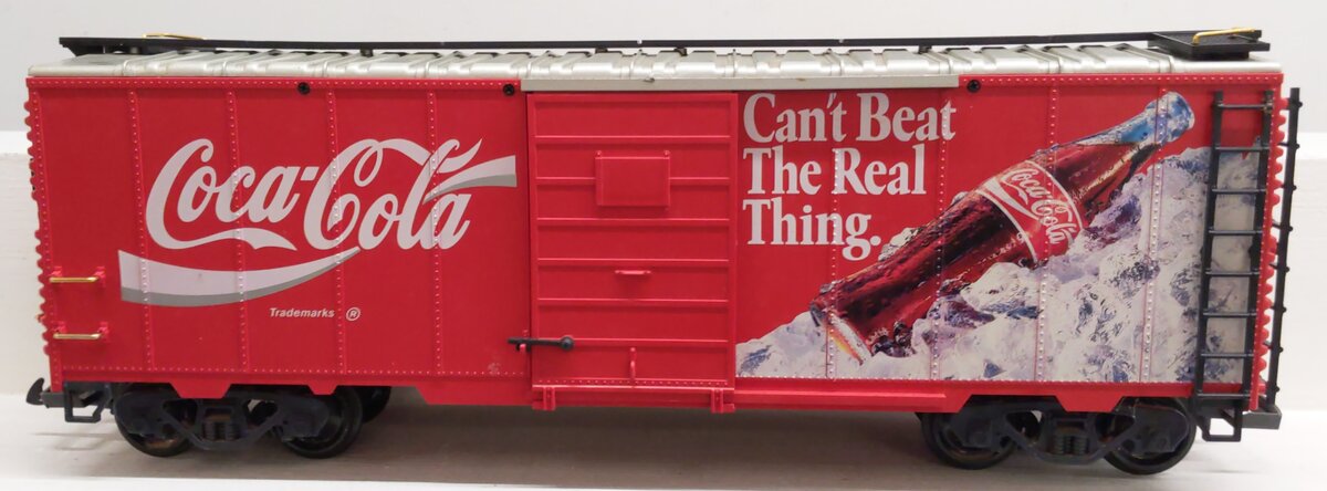 LGB 4291 G Scale Coca-Cola Cant Beat The Real Thing Refrigerator Car EX