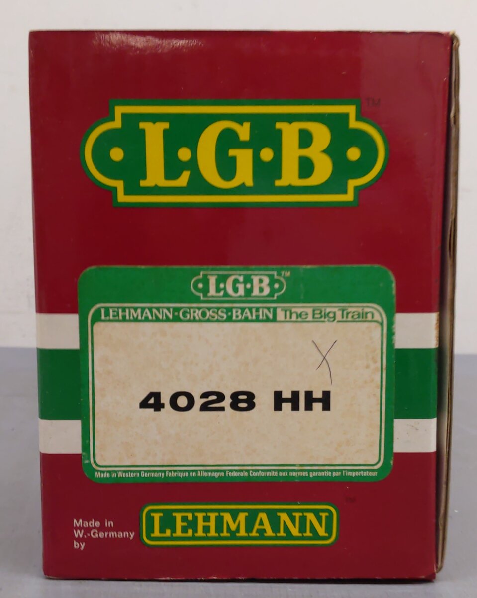 LGB 4028 Jahre Hamburger Hafen Boxcar #800 EX/Box