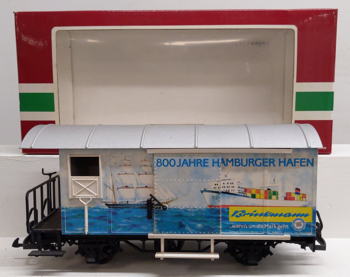 LGB 4028 Jahre Hamburger Hafen Boxcar #800 EX/Box