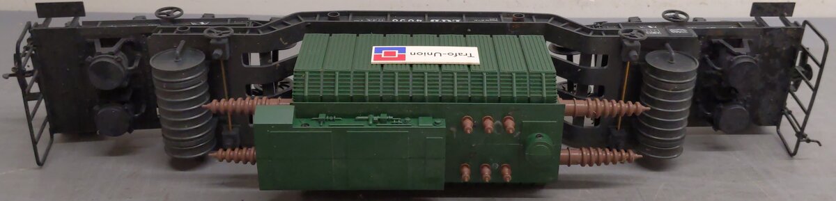 LGB 4058 G Scale Trafo-Union Depressed Center Transformer Flatcar VG
