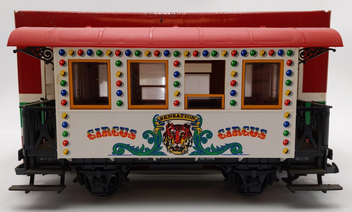 LGB 3036 G Scale Circus Passenger Car EX/Box