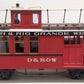 LGB 4075 G Scale Denver & Rio Grande Western Deluxe Drovers Caboose #215 VG/Box