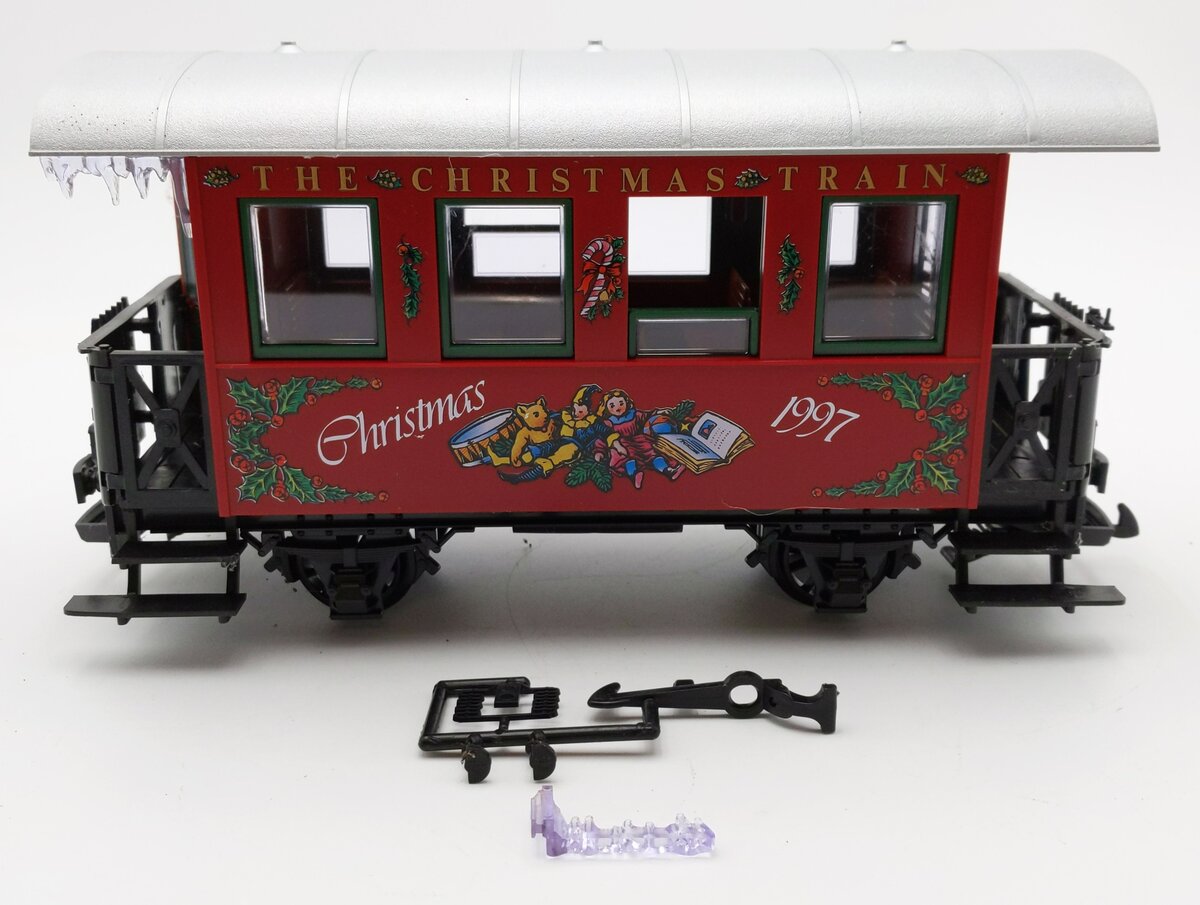 LGB 36077 G Scale 1977 Christmas Passenger Car EX