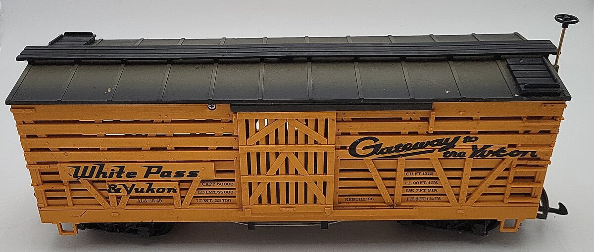 LGB 4168 G Scale White Pass & Yukon Stock Car VG