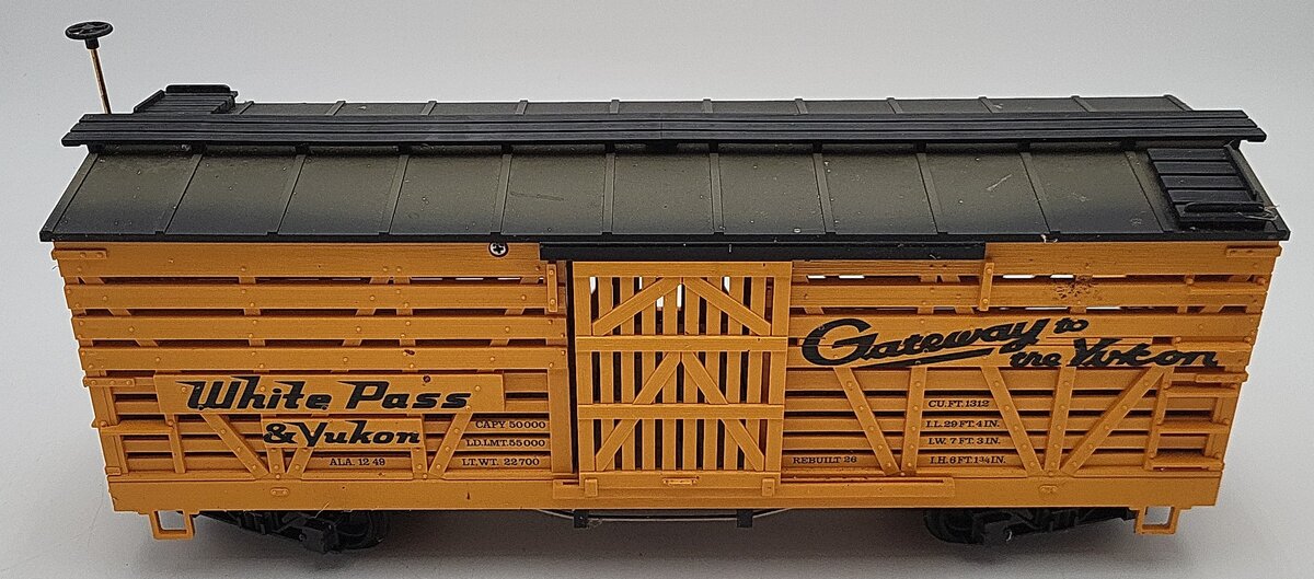 LGB 4168 G Scale White Pass & Yukon Stock Car VG