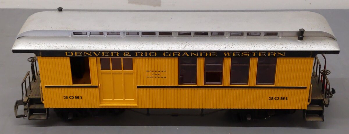 LGB 3081 G Scale Denver & Rio Grande Western Combine Passenger Car VG
