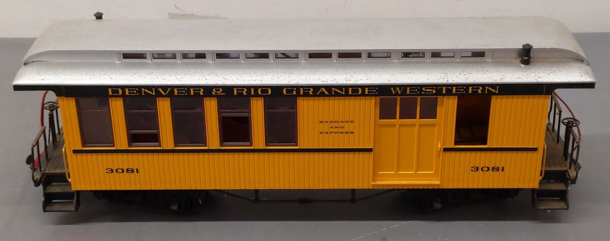 LGB 3081 G Scale Denver & Rio Grande Western Combine Passenger Car VG