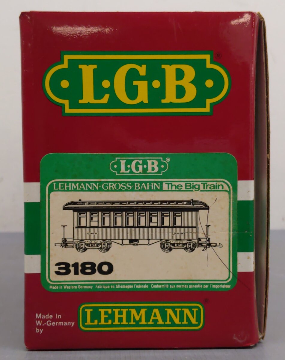 LGB 3180 G Scale Denver South Park & Pacific Passenger Car #3180 EX/Box