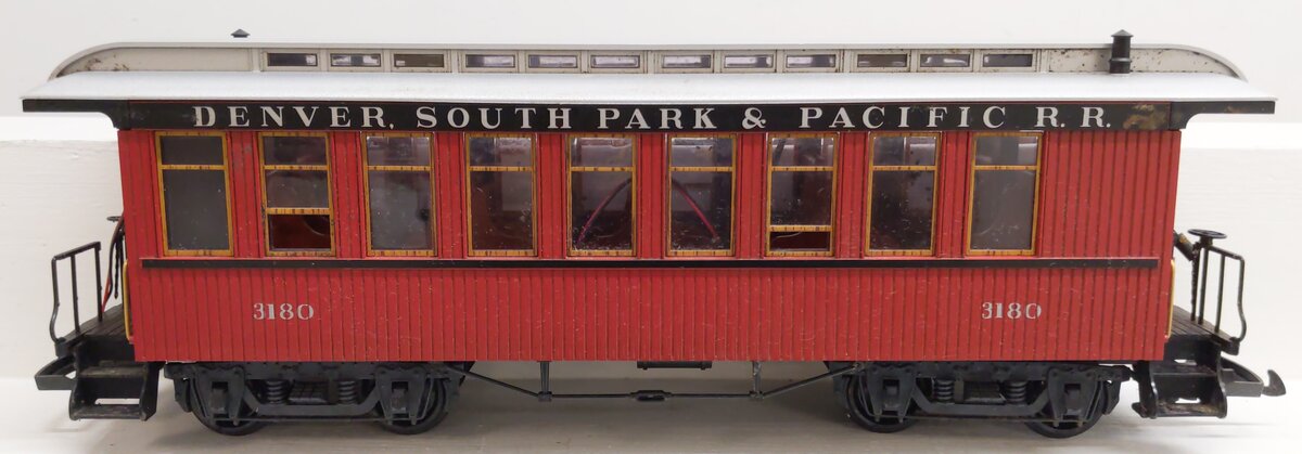 LGB 3180 G Scale Denver South Park & Pacific Passenger Car #3180 EX/Box