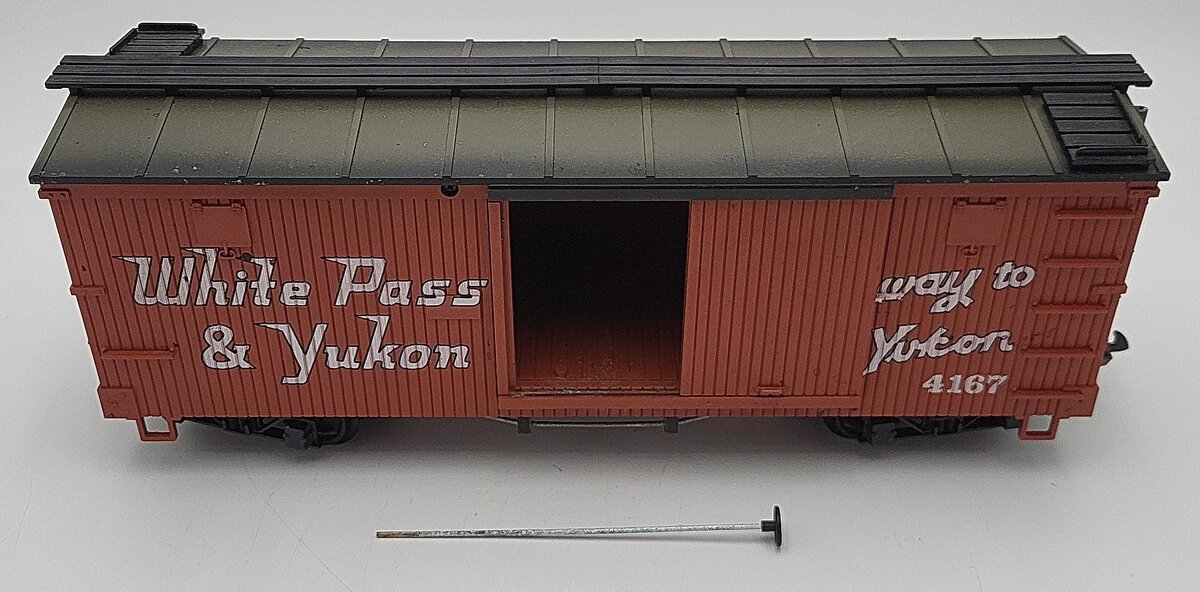 LGB 4167 G Scale White Pass & Yukon Wood Boxcar