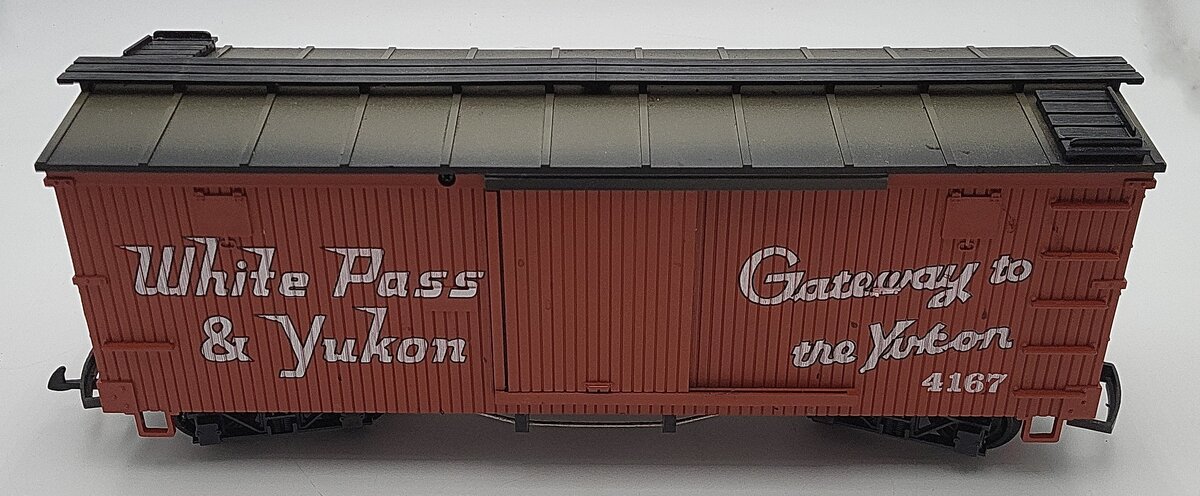 LGB 4167 G Scale White Pass & Yukon Wood Boxcar