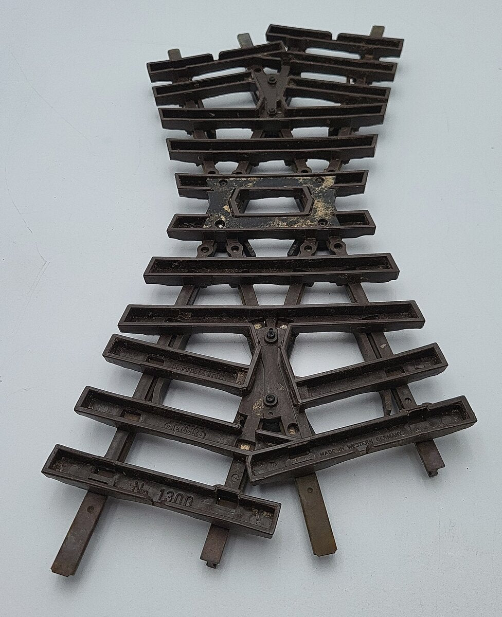 LGB 1300 G Gauge R1 30 Degree Crossing Track VG