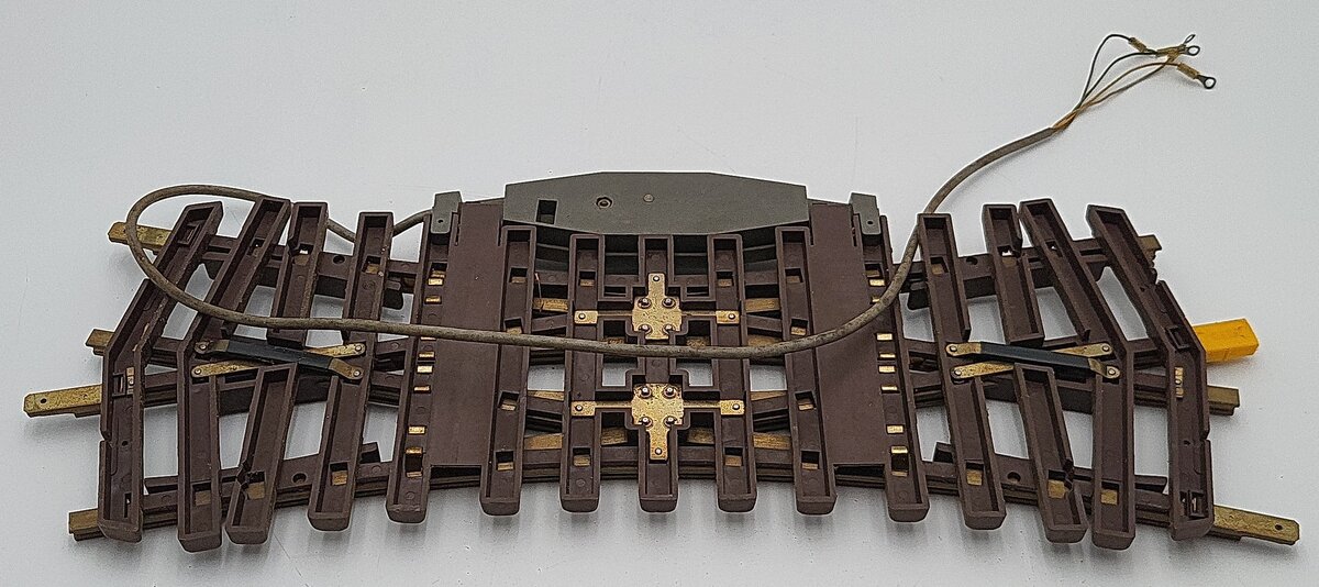 LGB 1225 G Brass 22.5° Double Crossover Switch Track  VG