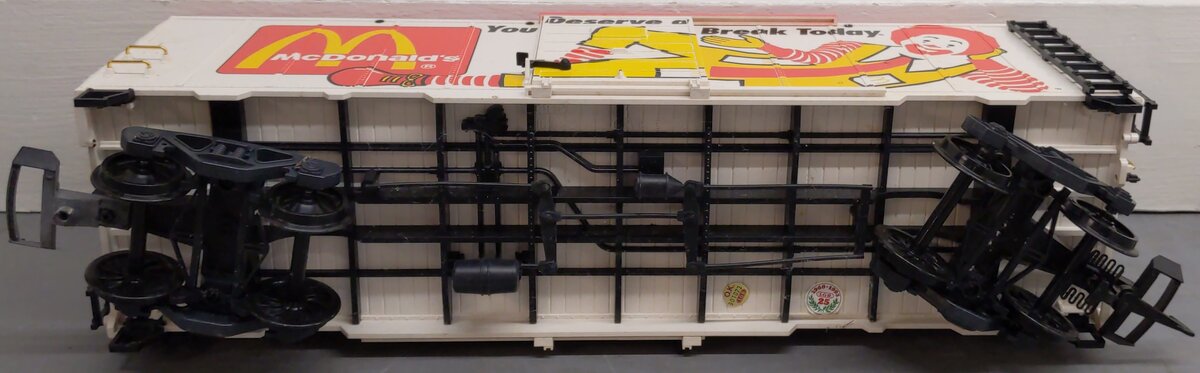 LGB 44910 G Scale McDonalds "You Deserve A Break Today" Boxcar EX