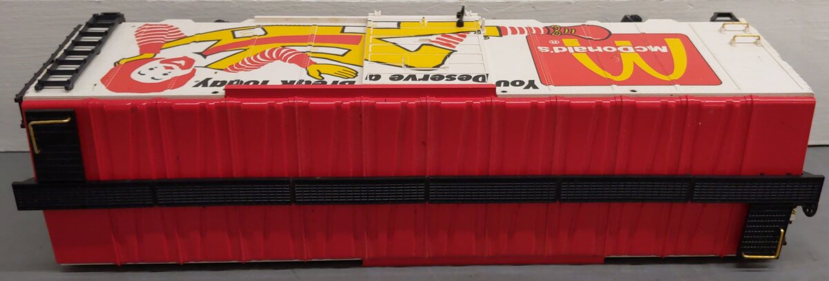 LGB 44910 G Scale McDonalds "You Deserve A Break Today" Boxcar EX
