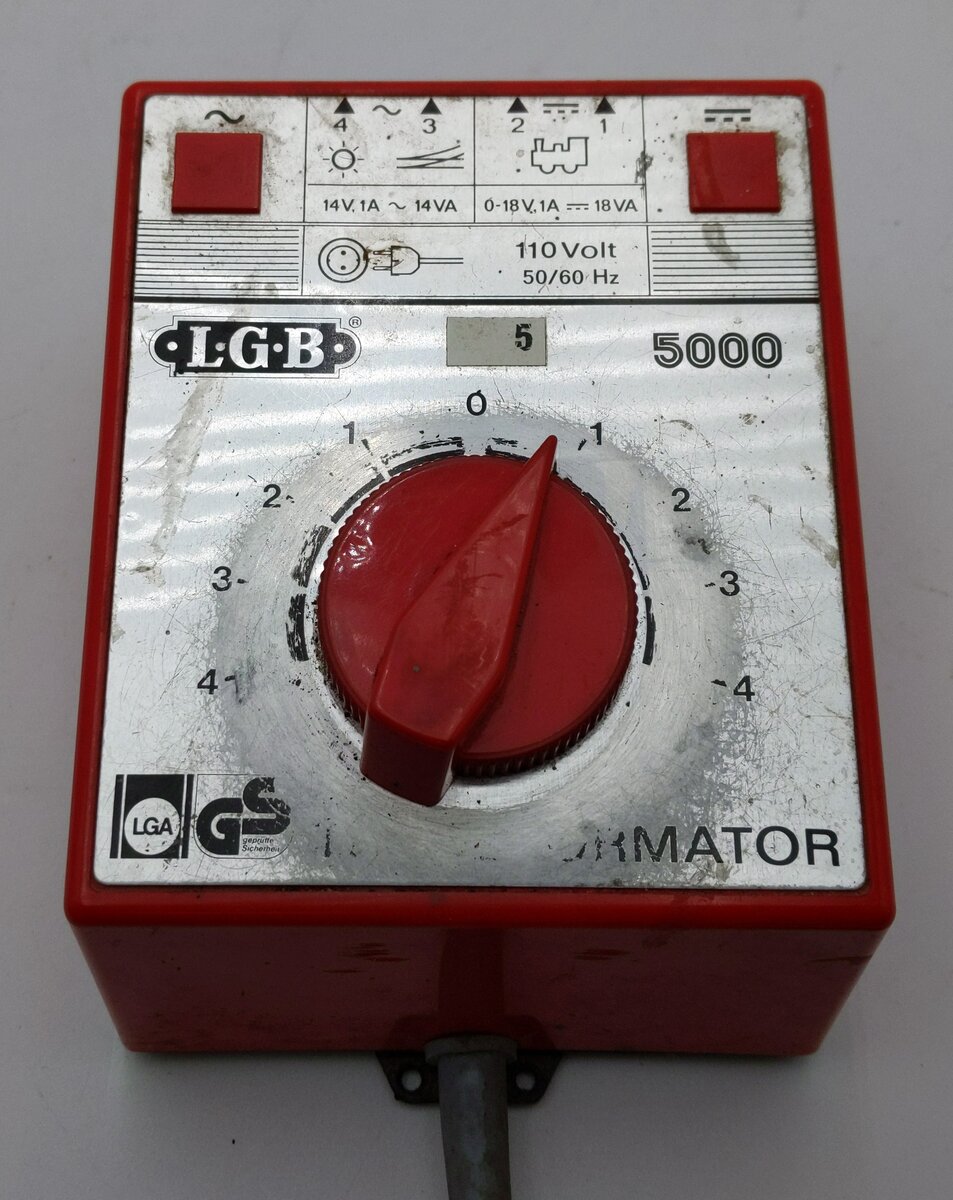 LGB 5000 G Scale 110V Transformer VG