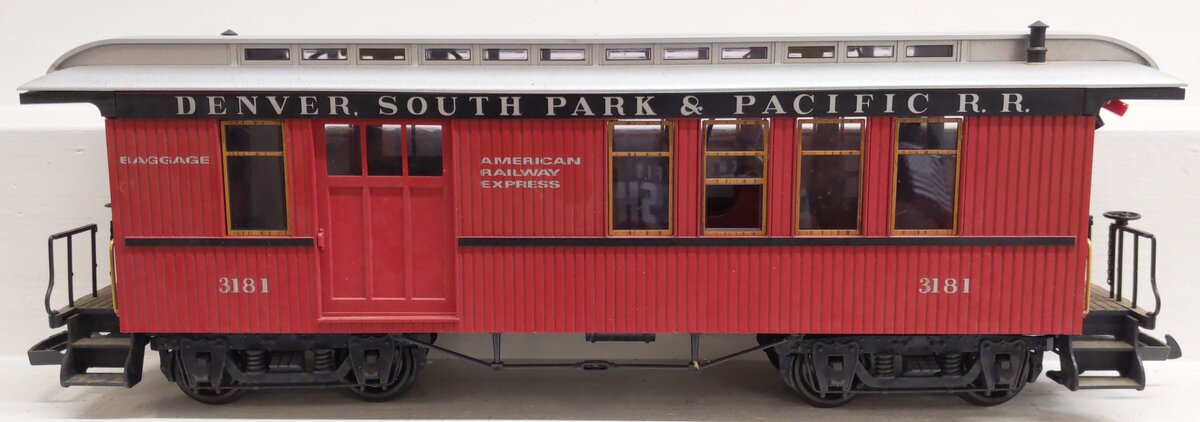 LGB 3181 G Scale Denver South Park & Pacific Passenger Car #3181 EX