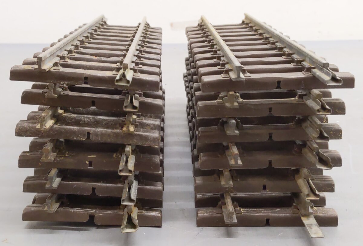 LGB 10000 G Scale 12 Inch Brass Rail Straight Track Sections (12)