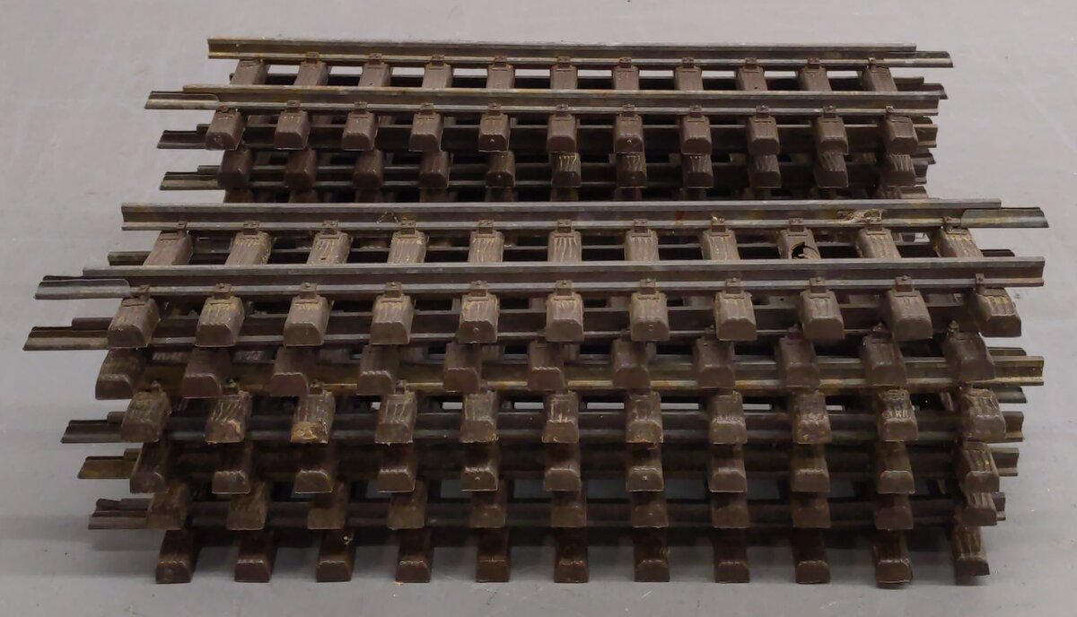 LGB 10000 G Scale 12 Inch Brass Rail Straight Track Sections (12)