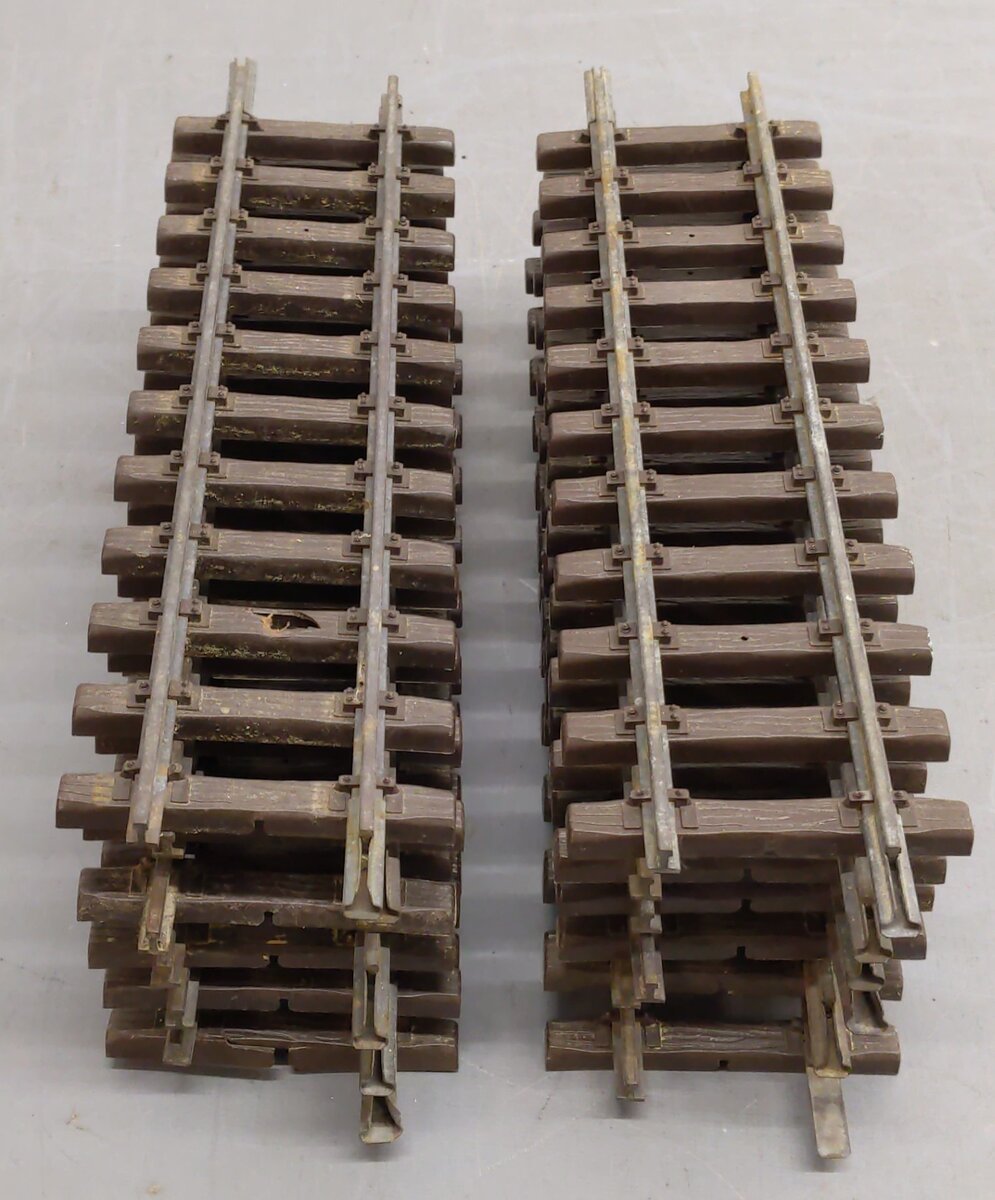 LGB 10000 G Scale 12 Inch Brass Rail Straight Track Sections (12)