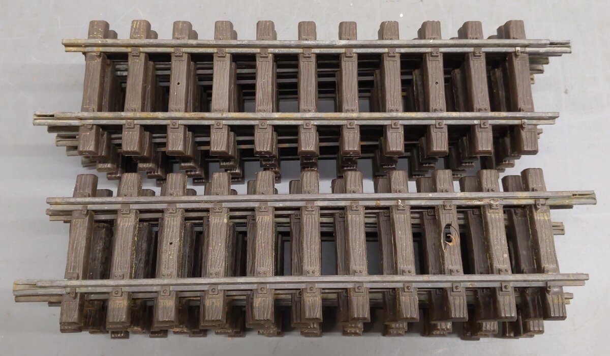 LGB 10000 G Scale 12 Inch Brass Rail Straight Track Sections (12)