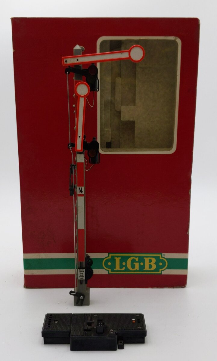 LGB 5094 G Scale Home Stop Signal with 2 Arms VG/Box