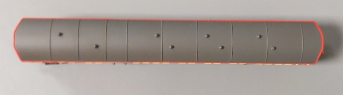 Dapol NC-026 N Scale British Railway Crimson Auto Coach Passenger Car #W190W LN/Box