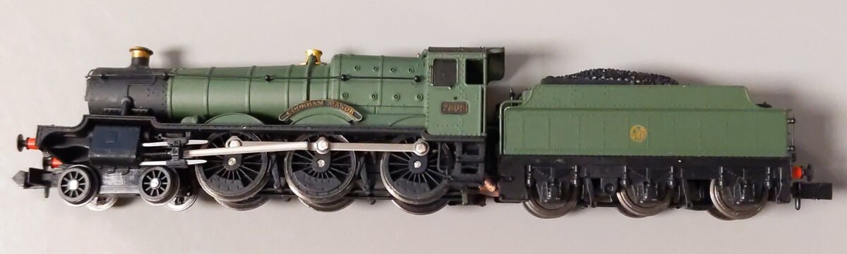 Ixion Models N Scale GWR 'Cookham Manor' 4-6-0 Steam Locomotive #7808 LN/Box