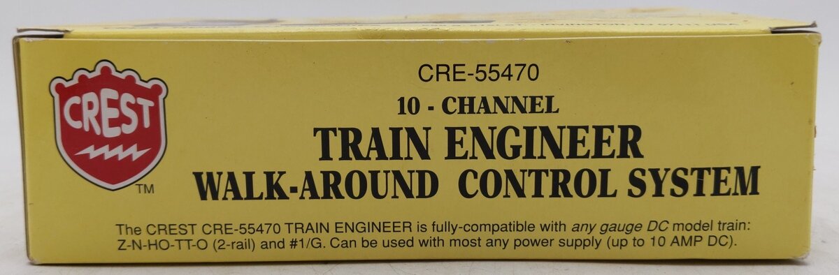 Crest CRE-55470 10 Channel Train Engineer Walk-Around Control System EX/Box