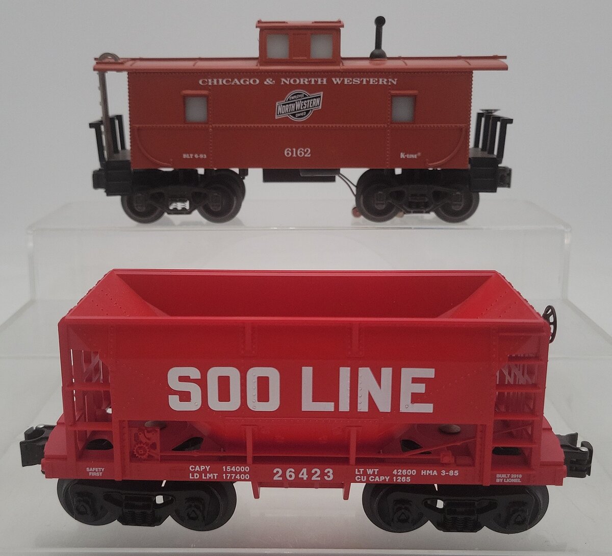 Lionel & K-Line O Gauge Assorted Freight Cars: 6162, 26423 [2] EX