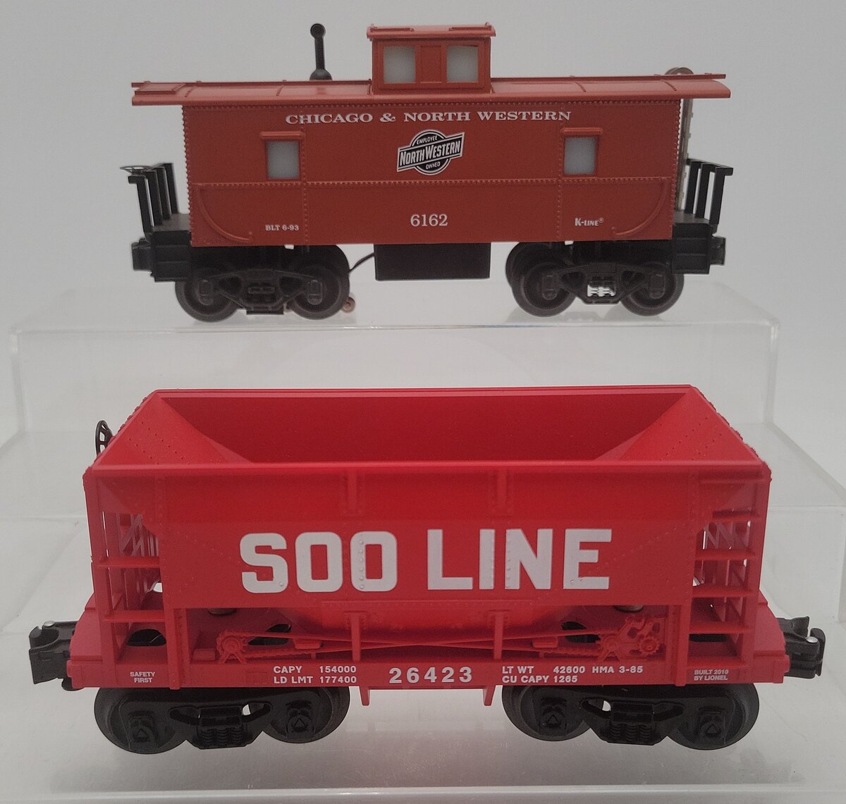 Lionel & K-Line O Gauge Assorted Freight Cars: 6162, 26423 [2] EX