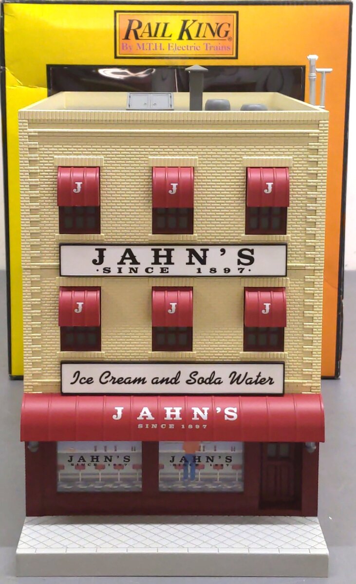MTH 30-90018 Jahn‘s Ice Cream 3-Story City Factory LN/Box