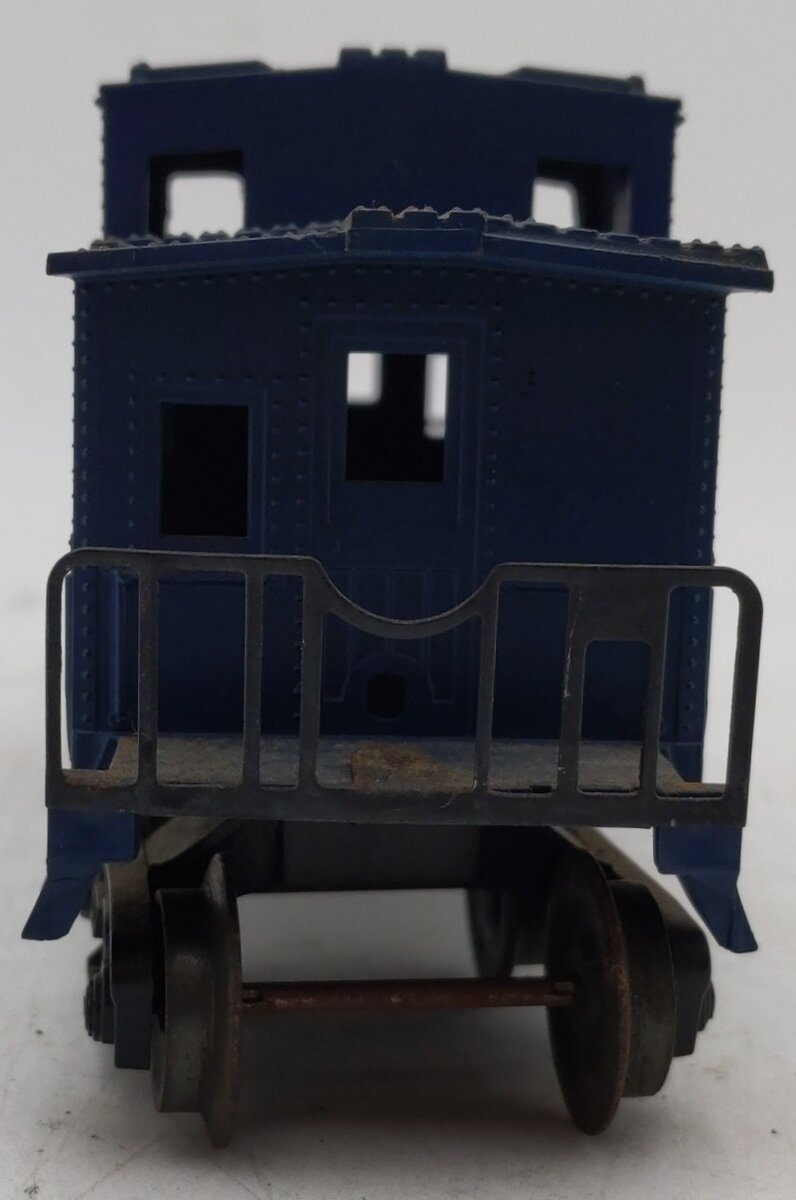 Lionel 6017 Vintage O Boston and Maine Dark Blue Caboose - RARE VG
