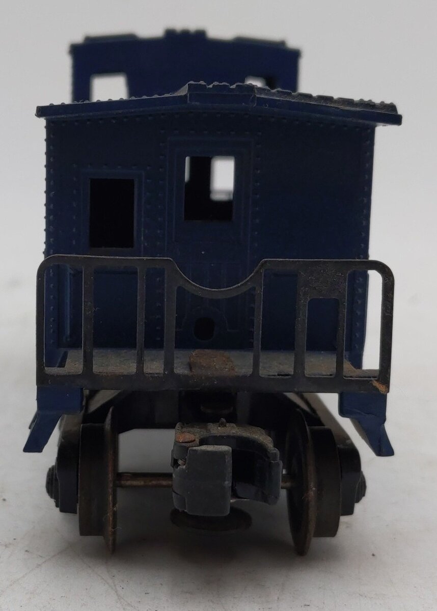 Lionel 6017 Vintage O Boston and Maine Dark Blue Caboose - RARE VG