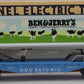 Lionel 6-52111 O Gauge NETCA Housatonic Flatcar w/Ben & Jerry's Trailer EX/Box