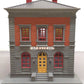 MTH 30-9099 O Gray & Maroon Police Station Assembled Building - Custom/Box