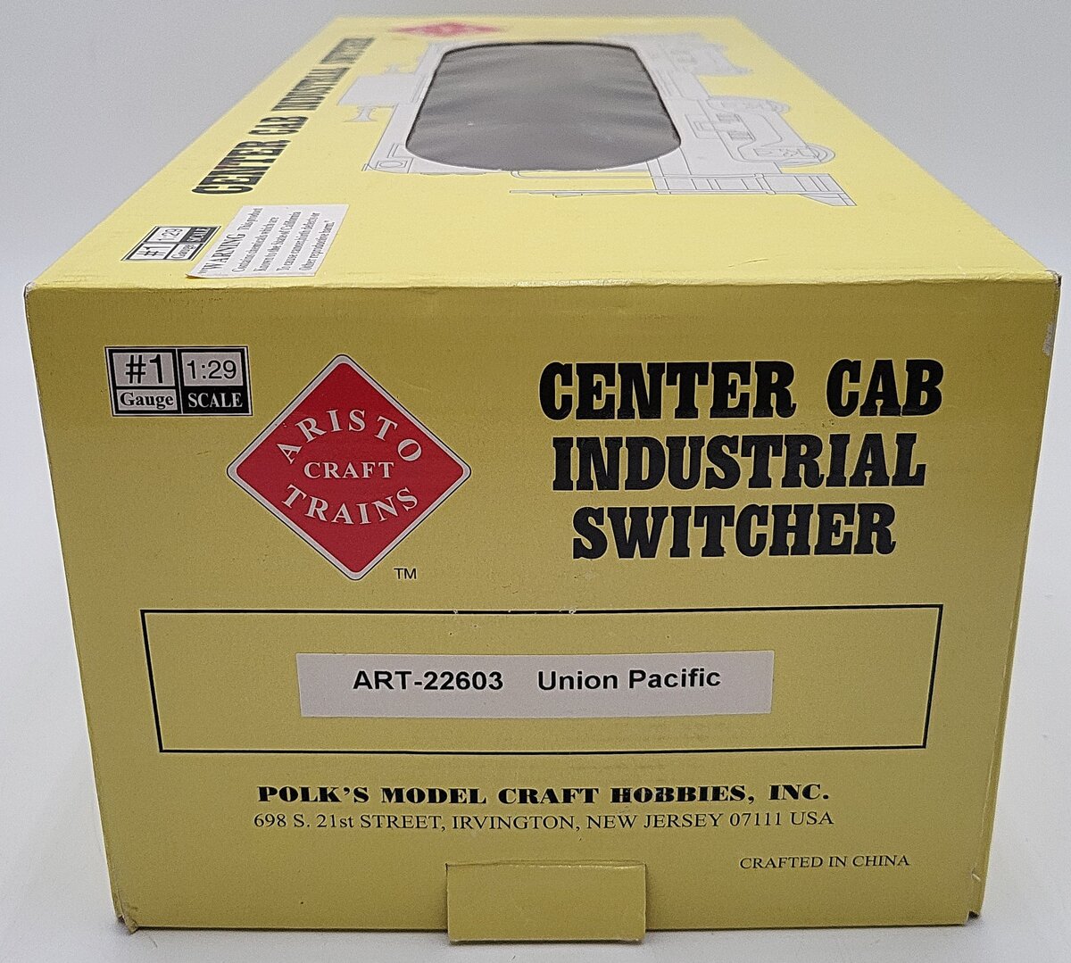 Aristo-Craft ART-22603 G Union Pacific Central Cab Industrial Switcher #700 EX/Box