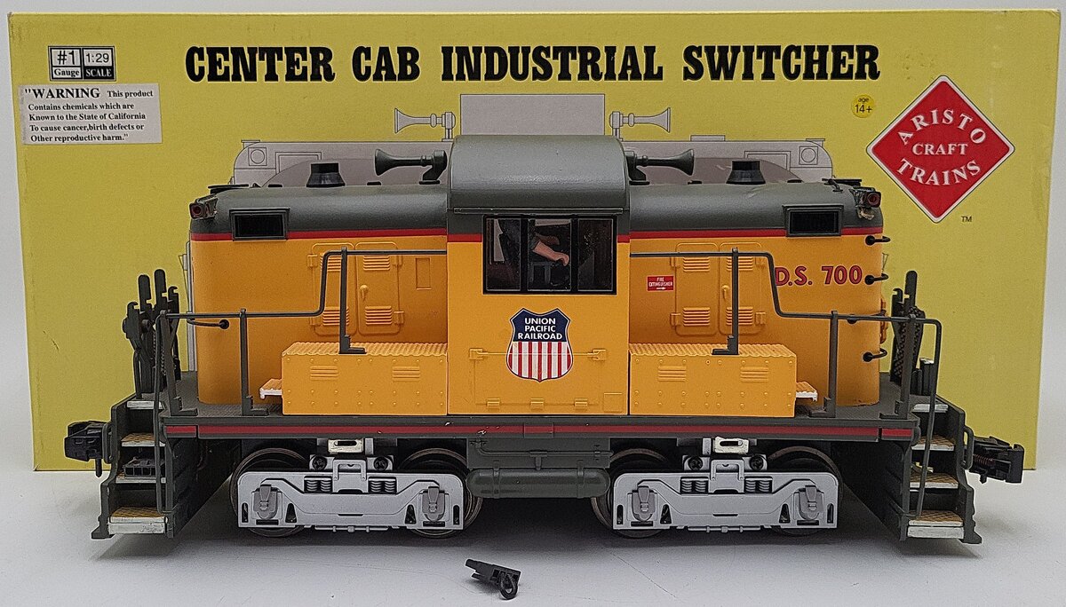 Aristo-Craft ART-22603 G Union Pacific Central Cab Industrial Switcher #700 EX/Box