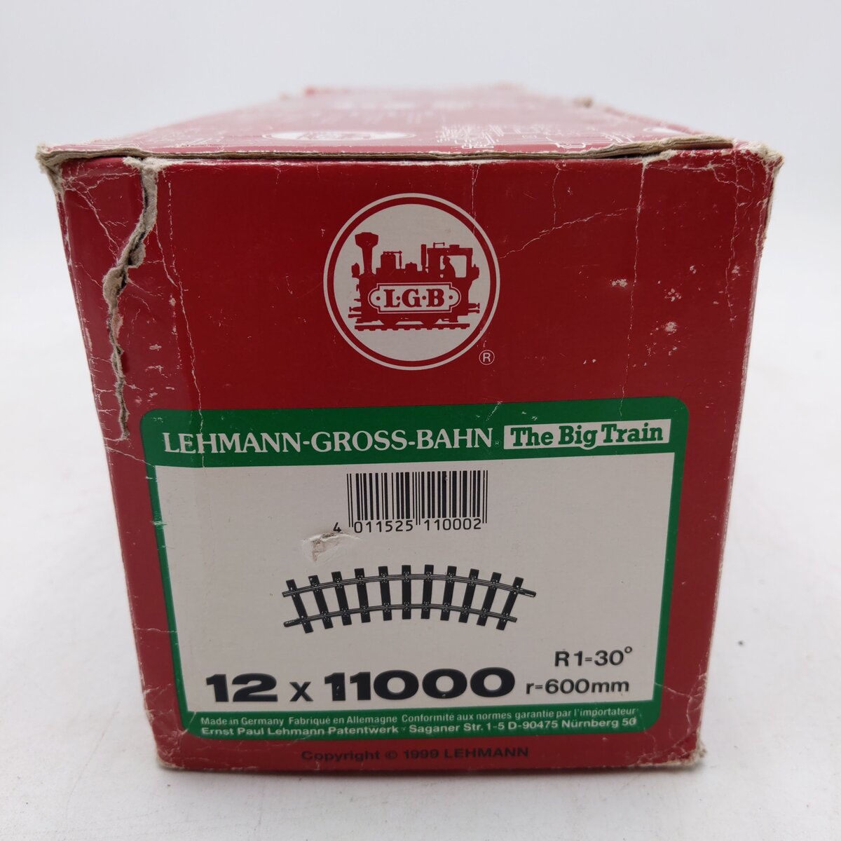 LGB 11000 G Scale R1 30 Degree Curved Track Sections (12) VG/Box