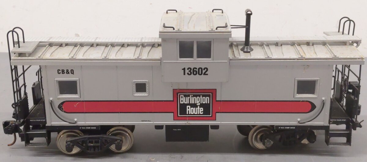 USA Trains 12104 Burlington Extended Vision Caboose #13602 (Metal Wheels)