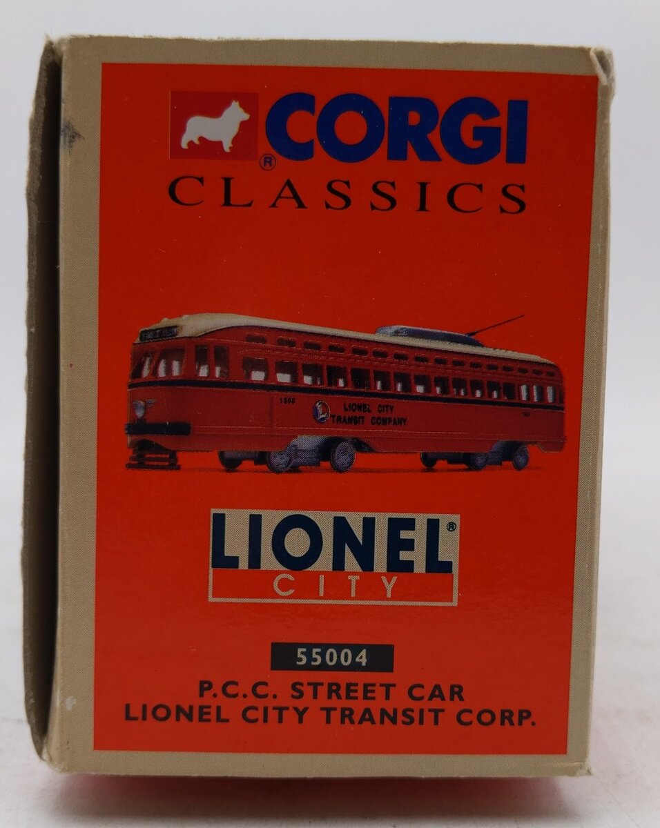 Corgi 55004 1:50 Lionel City Transit Company PCC Street Car # 1250 LN/Box