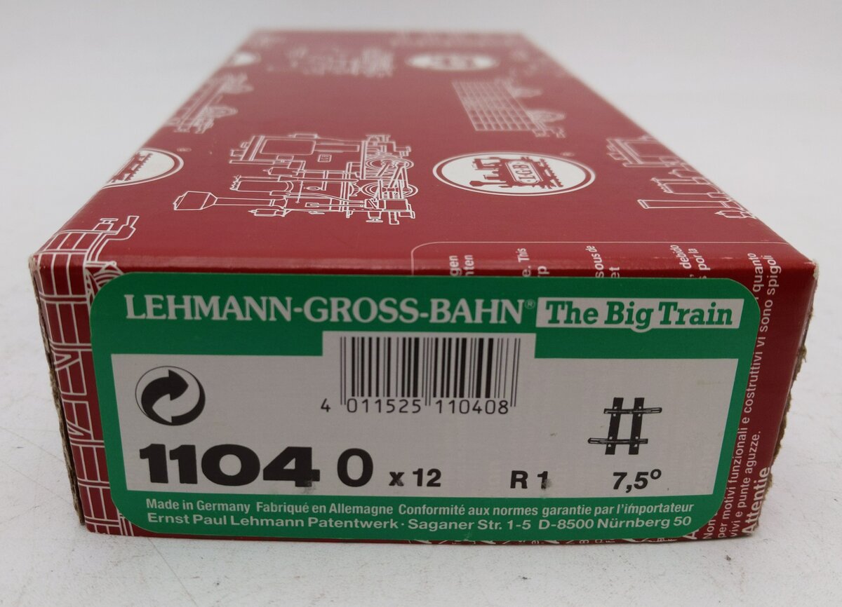 LGB 1104 Curved Track Section (5) LN/Box
