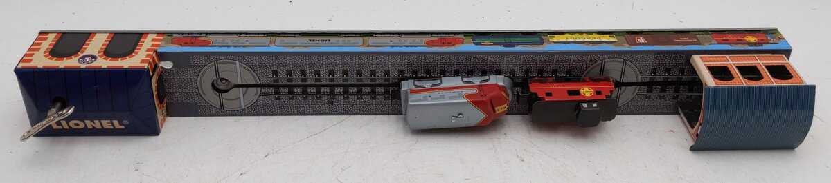 Lionel 67187 Schylling Train Station Santa Fe Limited Edition Wind-Up Tin LN/Box