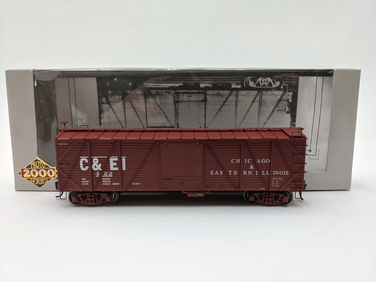 Proto 2000 920-54177 HO Chicago & Eastern Illinois  Mather 40' Boxcar #422 LN/Box