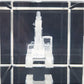 Custom 3D Laser-Engraved Excavator Crystal Paperweight LN/Box