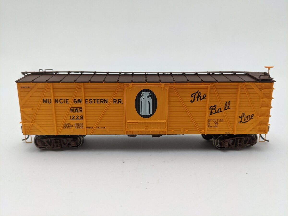 Proto 2000 920-54187 HO Muncie & Western Mather 40' Boxcar #1229 LN/Box