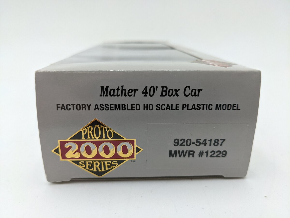 Proto 2000 920-54187 HO Muncie & Western Mather 40' Boxcar #1229 LN/Box