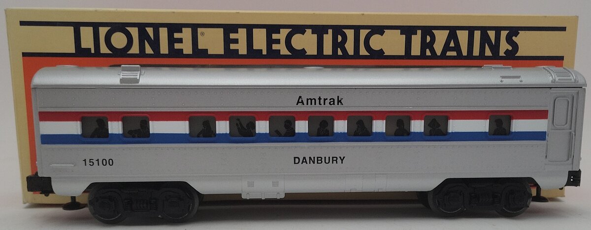 Lionel 6-15100 O Gauge Amtrak "Danbury" Illuminated Passenger Car EX/Box